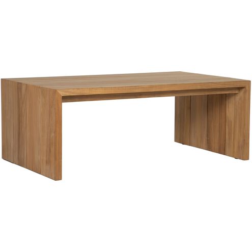 Viga 48 X 28 inch Natural Outdoor Coffee Table